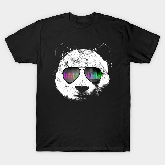 Old School Panda T-Shirt by clingcling